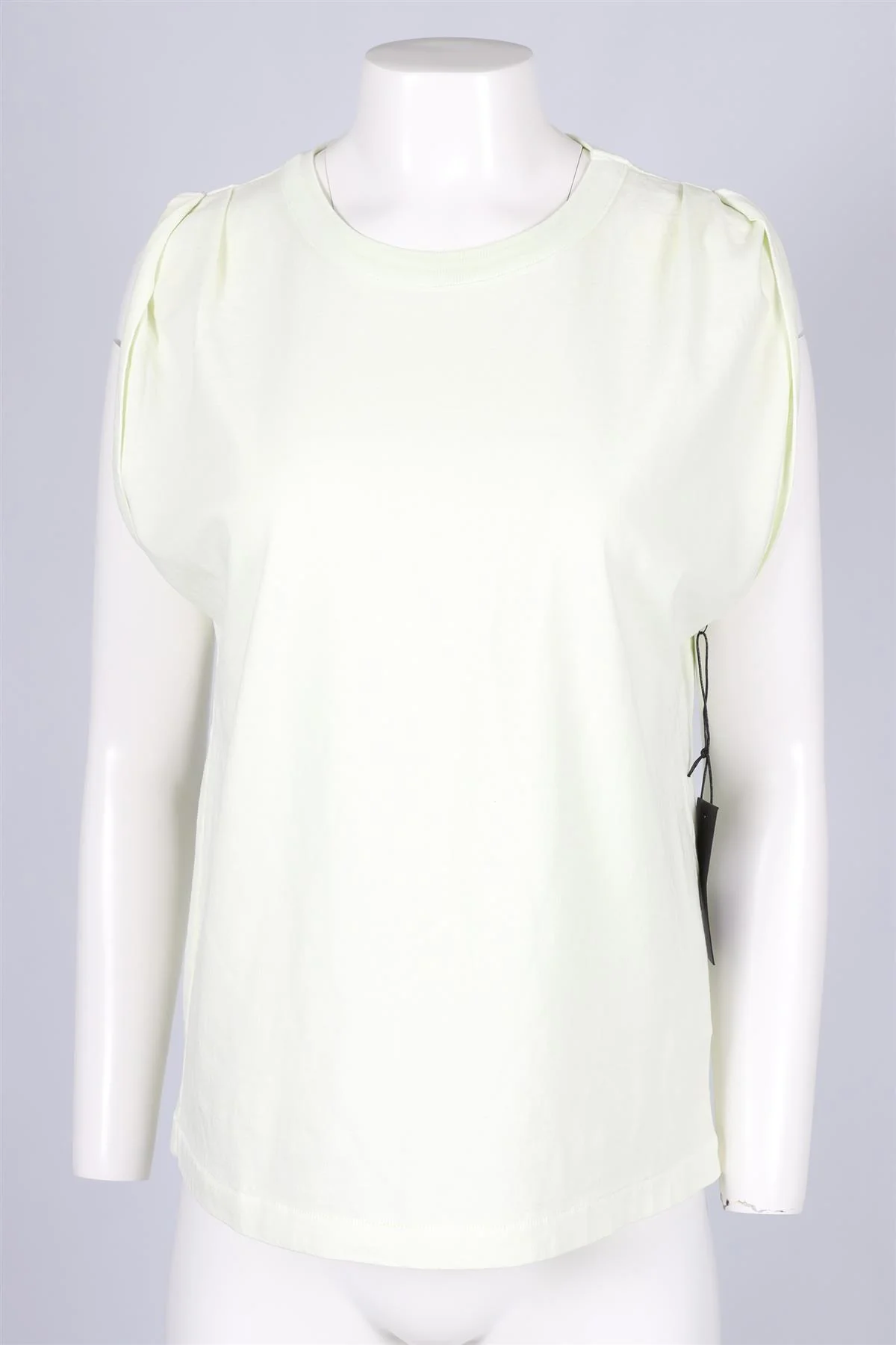 CITIZENS OF HUMANITY GREEN COTTON T-SHIRT SMALL - Image 2