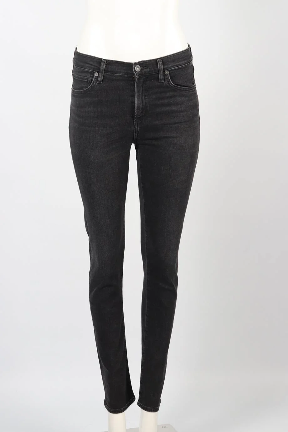 CITIZENS OF HUMANITY HIGH RISE STRAIGHT LEG JEANS W26 UK 8 - Image 2