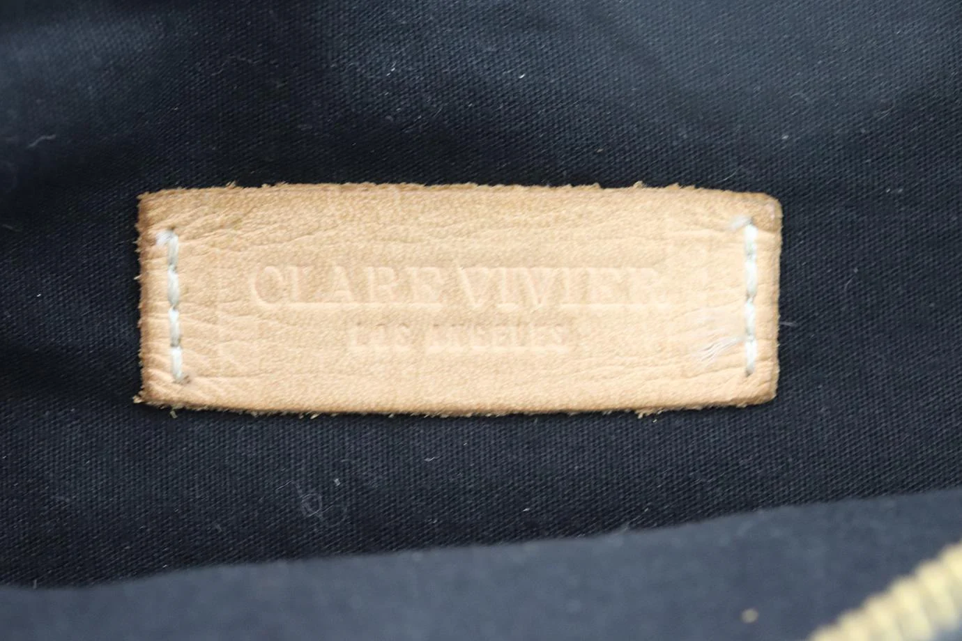 CLAIRE VIVIER LEOPARD PRINT CALF HAIR POUCH - Image 5