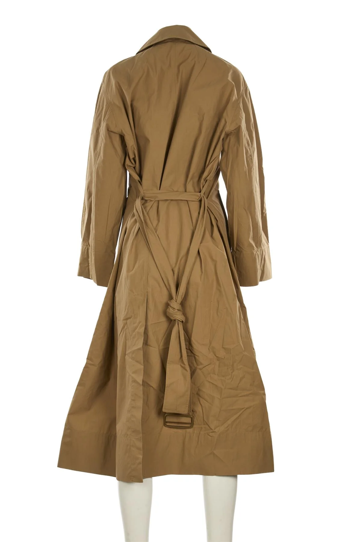 CLOTH.WORK BROWN COTTON COAT - Image 4