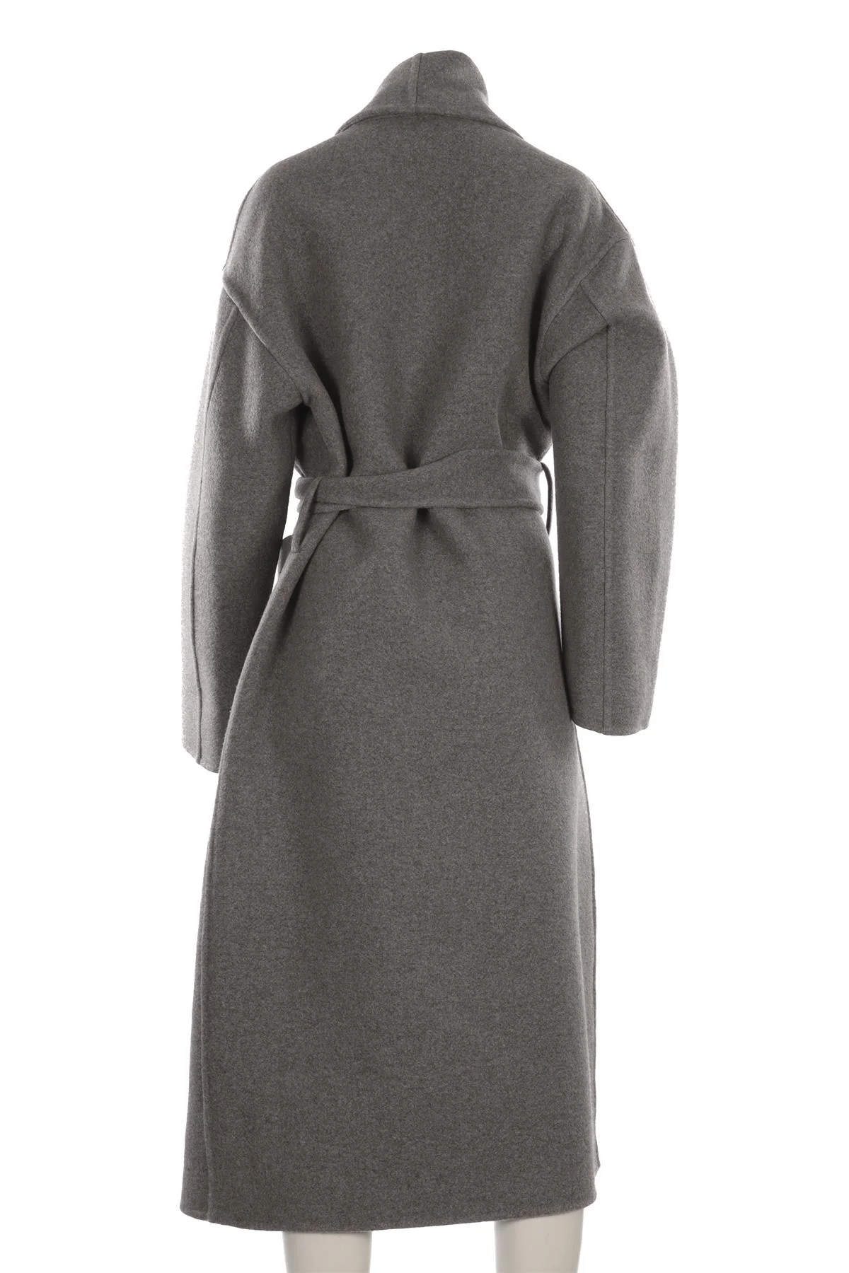 CLOTH.WORK GREY CASHMERE COAT UK 8-10 - Image 4