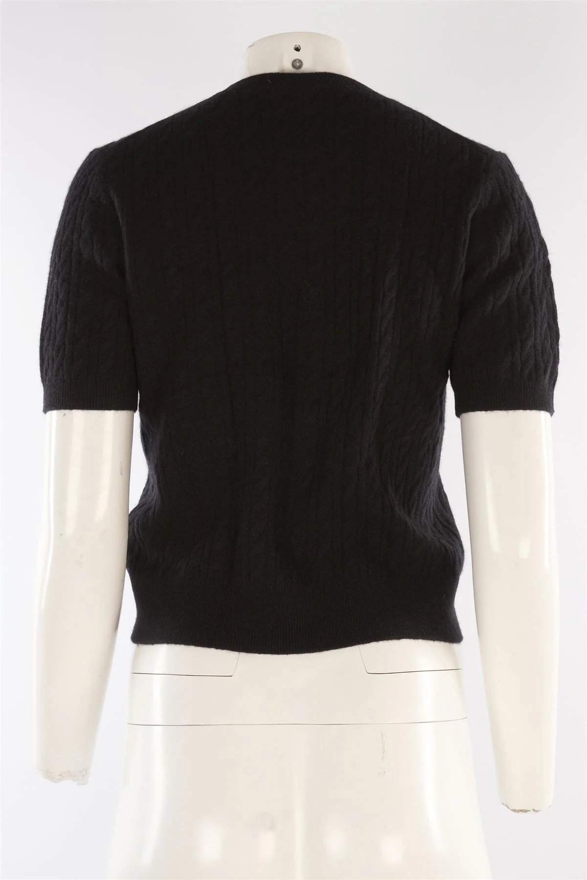 CLUB MONACO BLACK CASHMERE SWEATER MEDIUM - Image 4