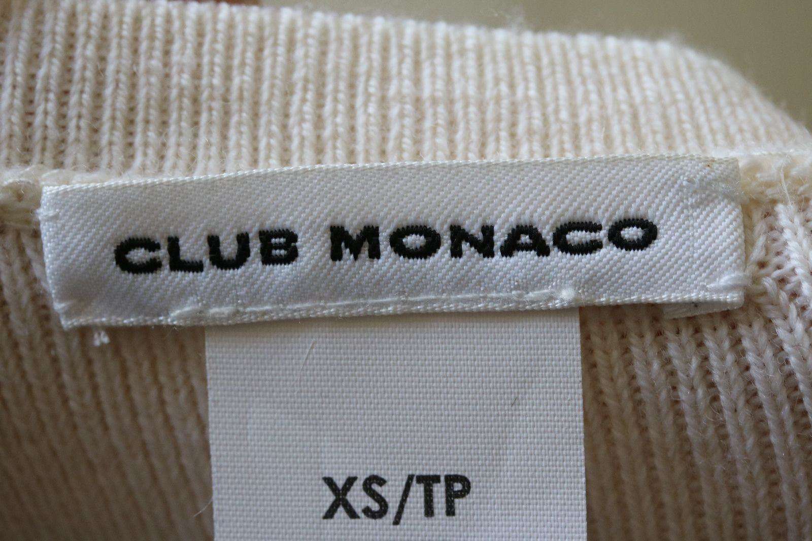 CLUB MONACO LIZETH CROPPED STRIPE SWEATER XSMALL - Image 4