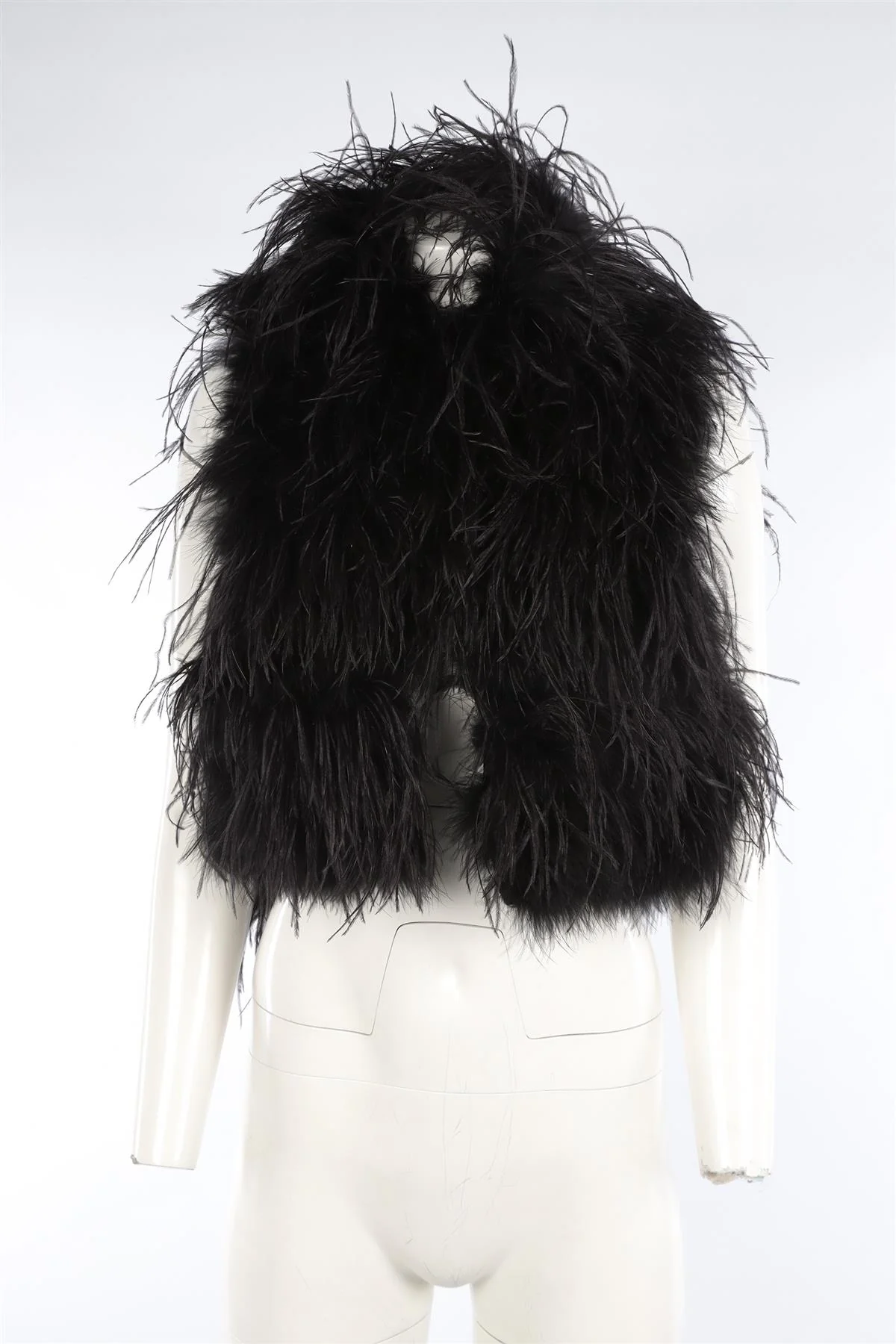 CO BLACK FEATHER GILET XSMALL - Image 2