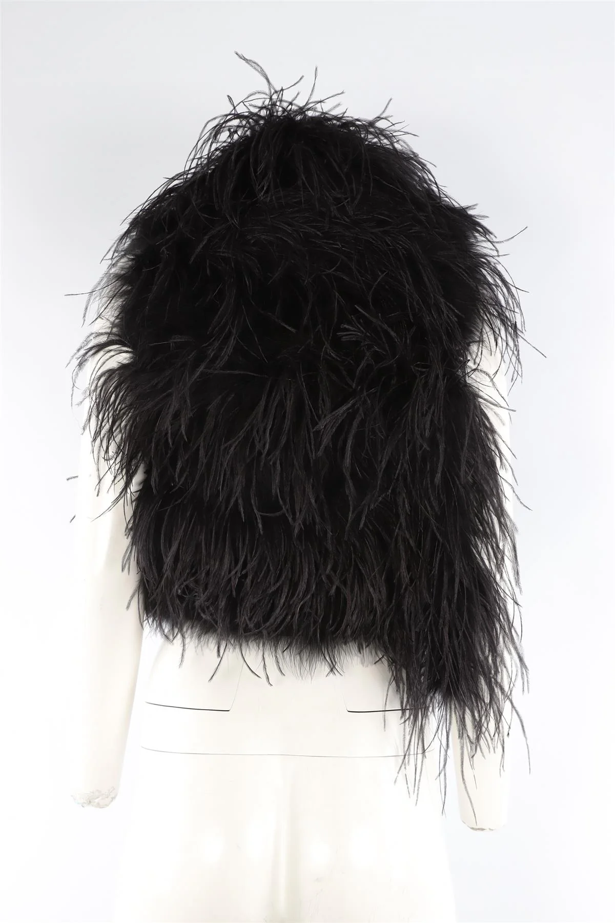 CO BLACK FEATHER GILET XSMALL - Image 4