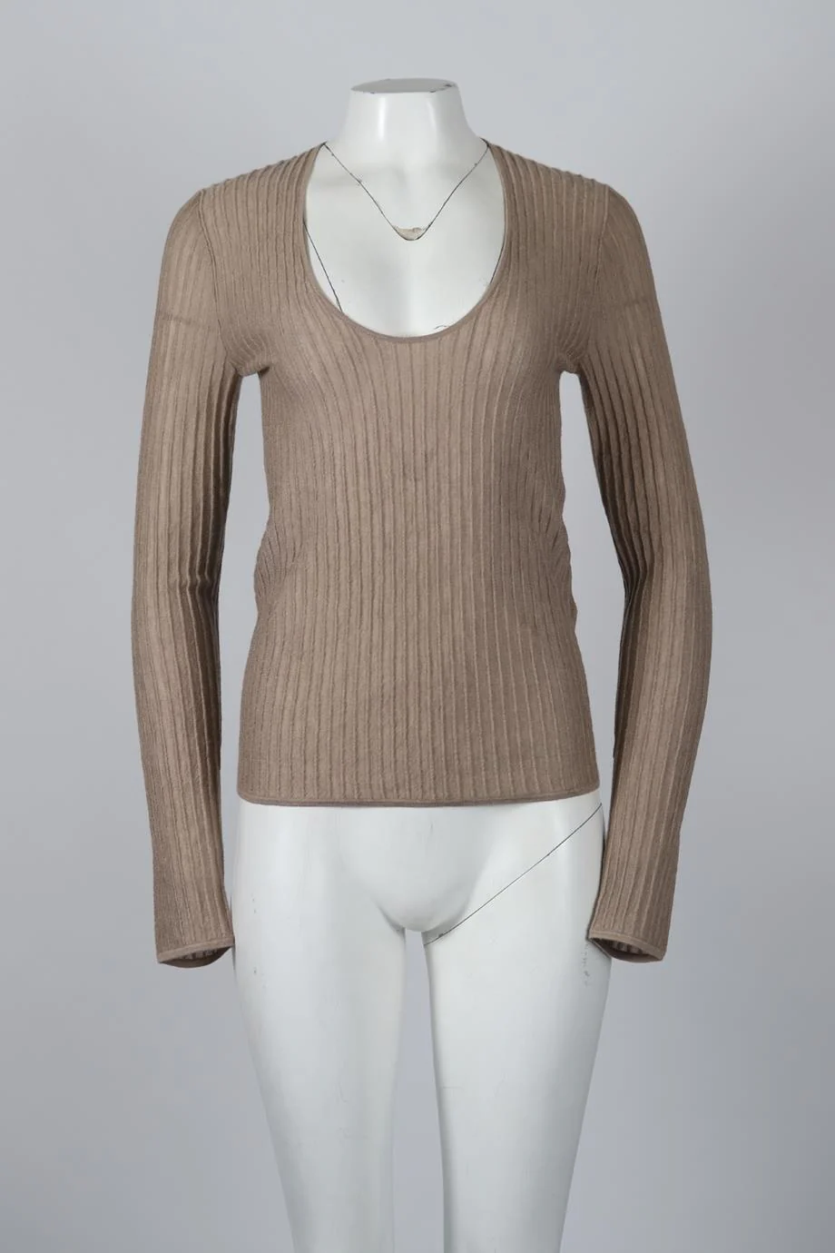 CO RIBBED CASHMERE TOP MEDIUM - Image 2