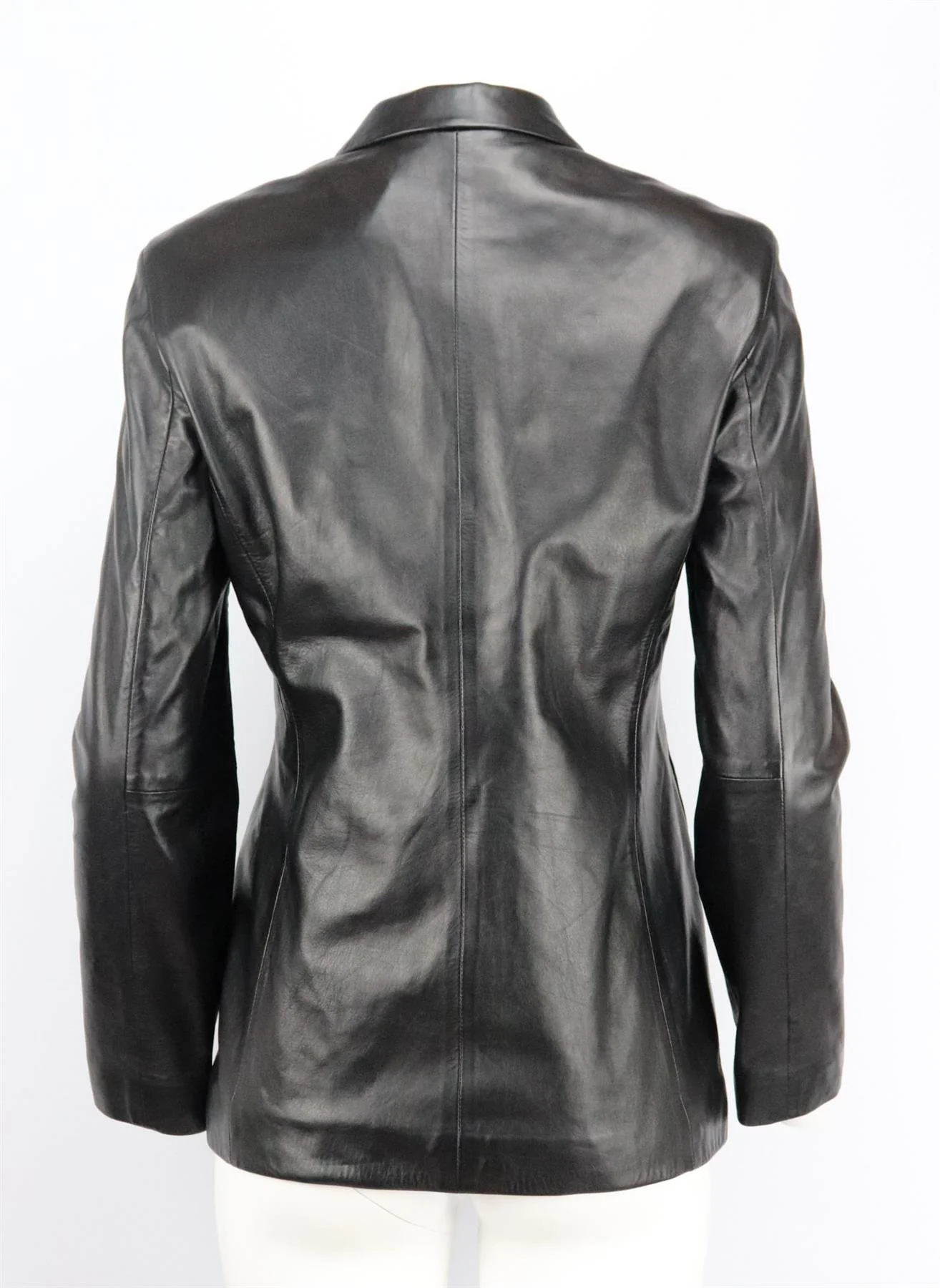 COACH VINTAGE LEATHER BLAZER MEDIUM - Image 4