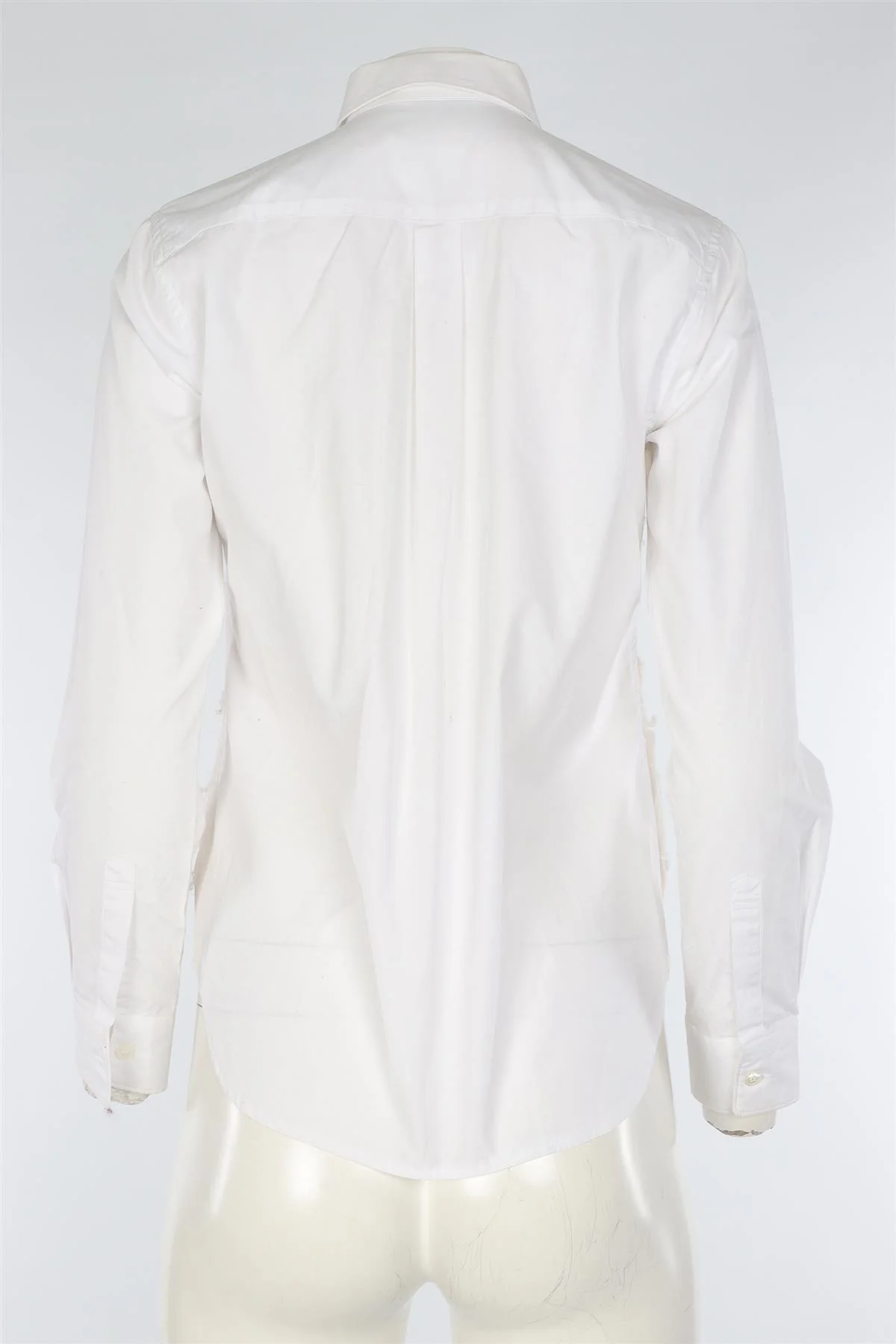 COMME DES GARCONS WHITE COTTON SHIRT SMALL - Image 4