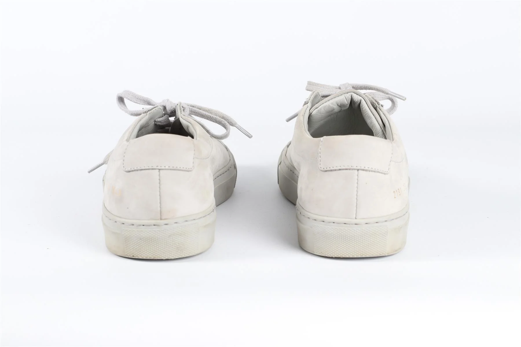 COMMON PROJECTS GREY SUEDE SNEAKERS - Image 5
