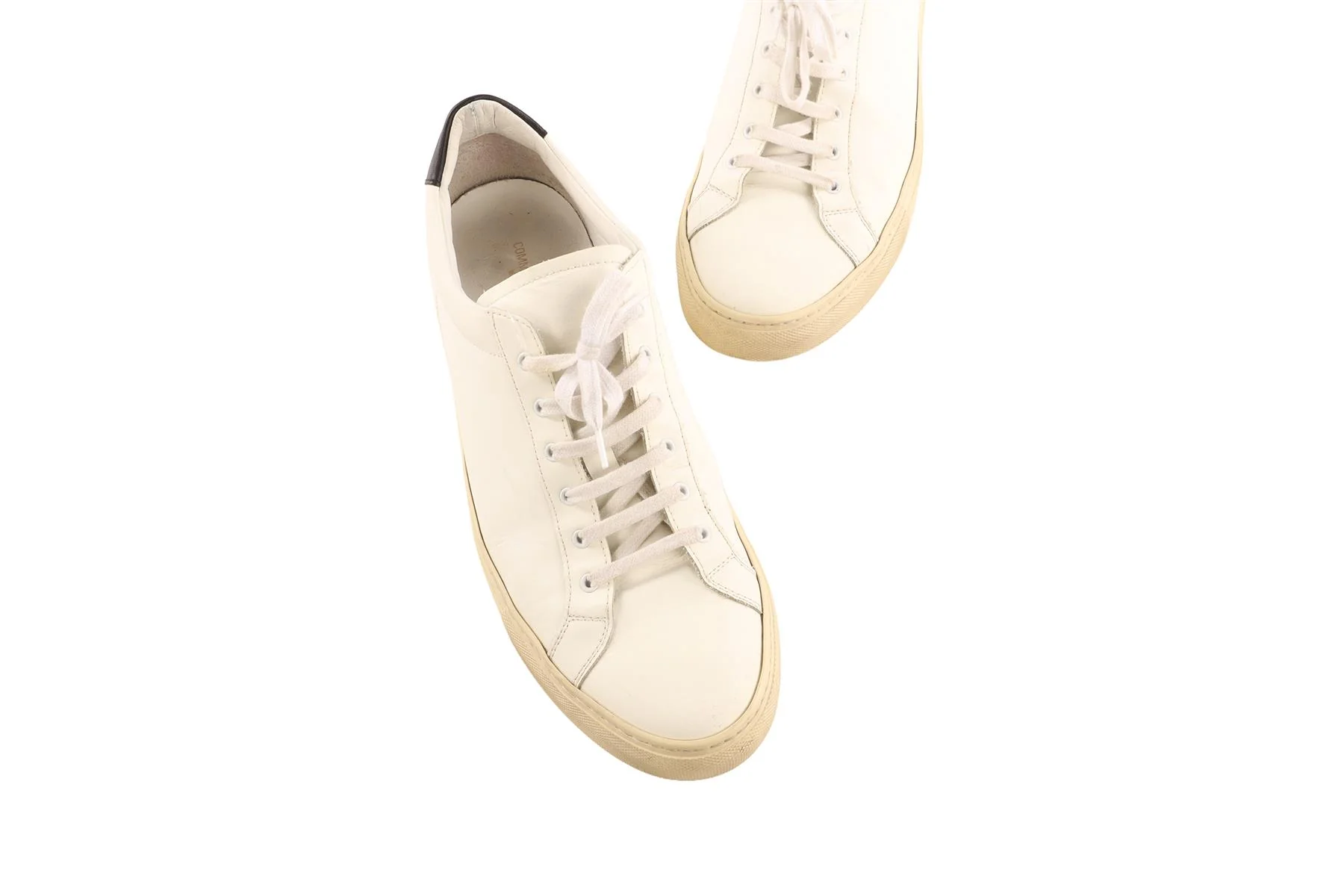 COMMON PROJECTS WHITE LEATHER MEN'S SNEAKERS UK 9 EU 43 - Image 4