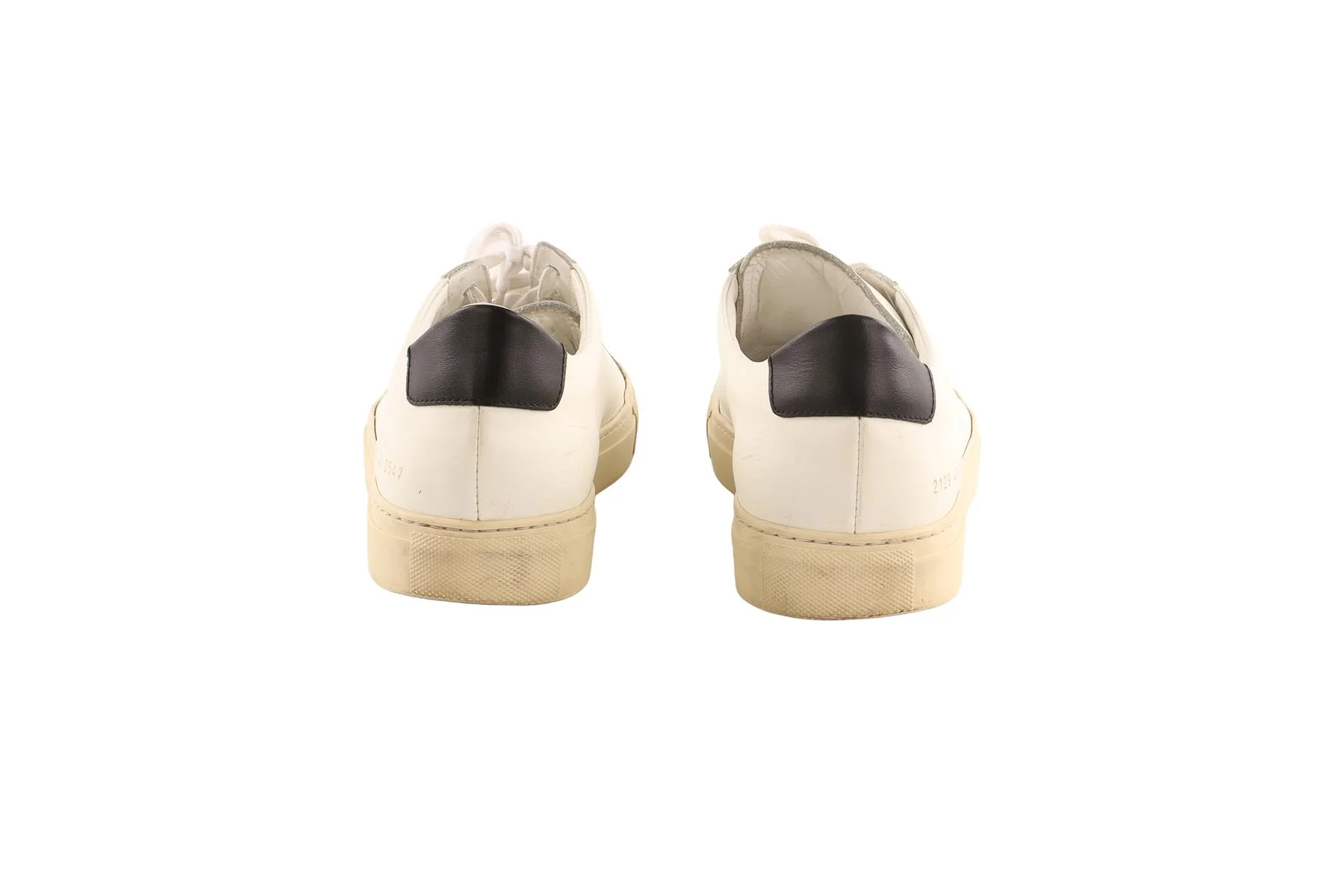 COMMON PROJECTS WHITE LEATHER MEN'S SNEAKERS UK 9 EU 43 - Image 5