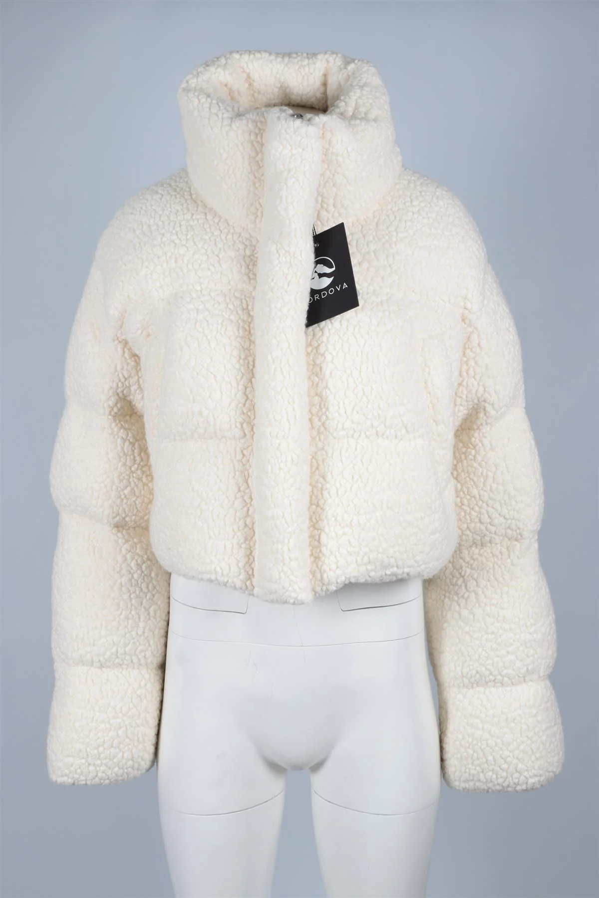 CORDOVA CREAM PADDED WOOL JACKET MEDIUM - Image 2