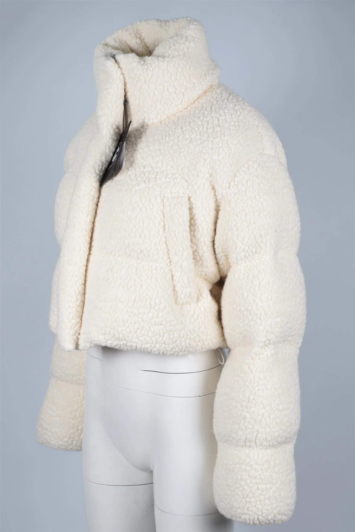 CORDOVA CREAM PADDED WOOL JACKET MEDIUM - Image 3