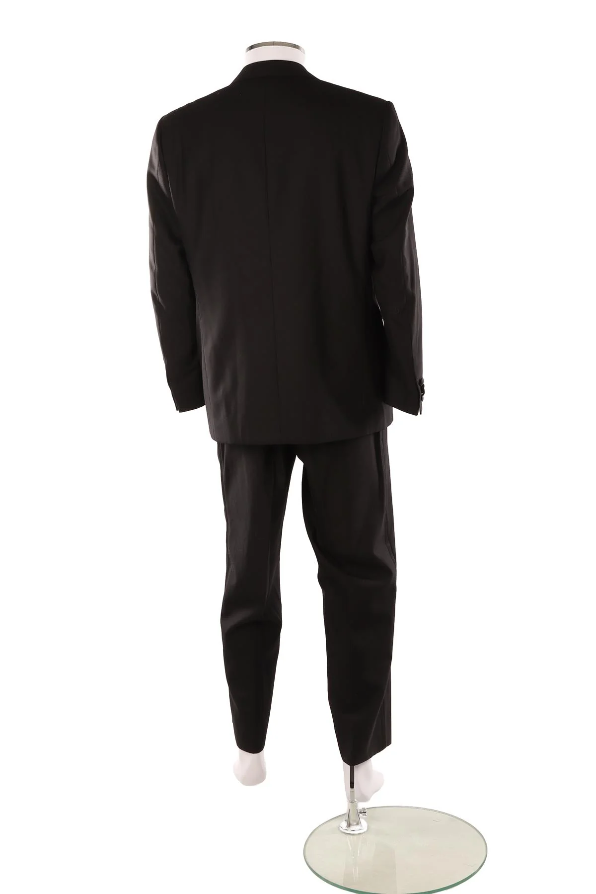 CORNELIANI BLACK MEN'S WOOL TWO PIECE SUIT IT 52 UK/US 42 - Image 4