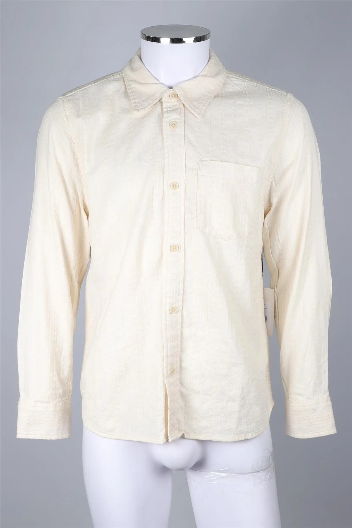 CORRIDOR CREAM MEN'S COTTON SHIRT MEDIUM - Image 2