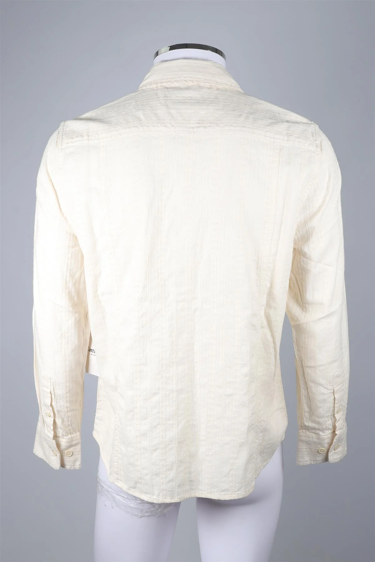 CORRIDOR CREAM MEN'S COTTON SHIRT MEDIUM - Image 4