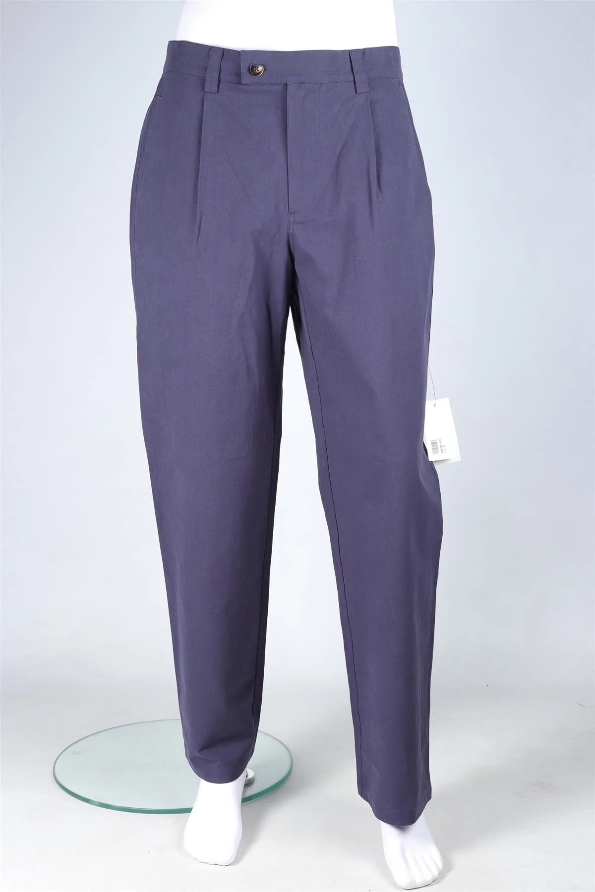 CORRIDOR NAVY MEN'S COTTON STRAIGHT LEG PANTS UK/US W30 - Image 2