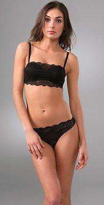 COSABELLA BLACK THEA PADDED BANDEAU BRA 32D - Image 3