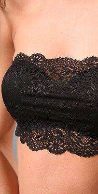 COSABELLA BLACK THEA PADDED BANDEAU BRA 32D - Image 5