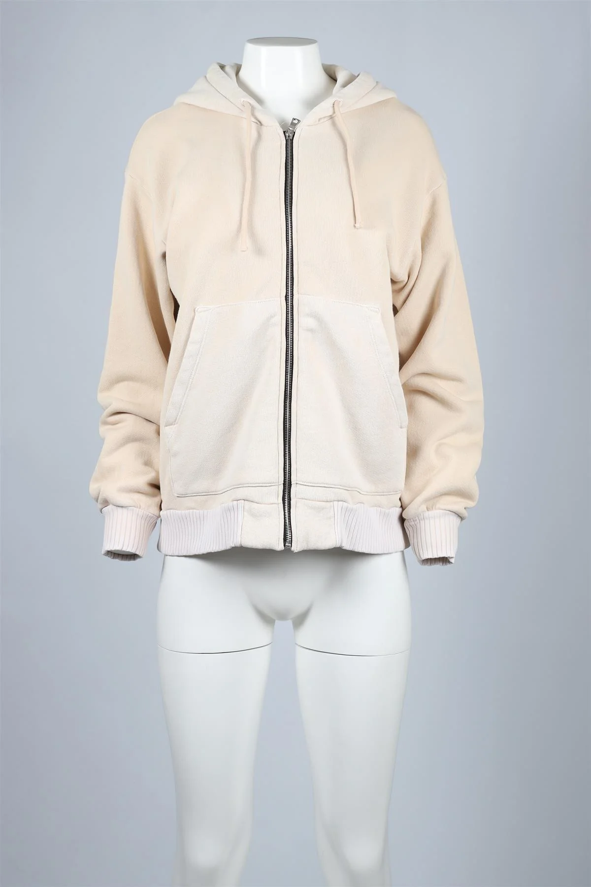 COTTON CITIZEN BEIGE COTTON HOODIE XSMALL - Image 2