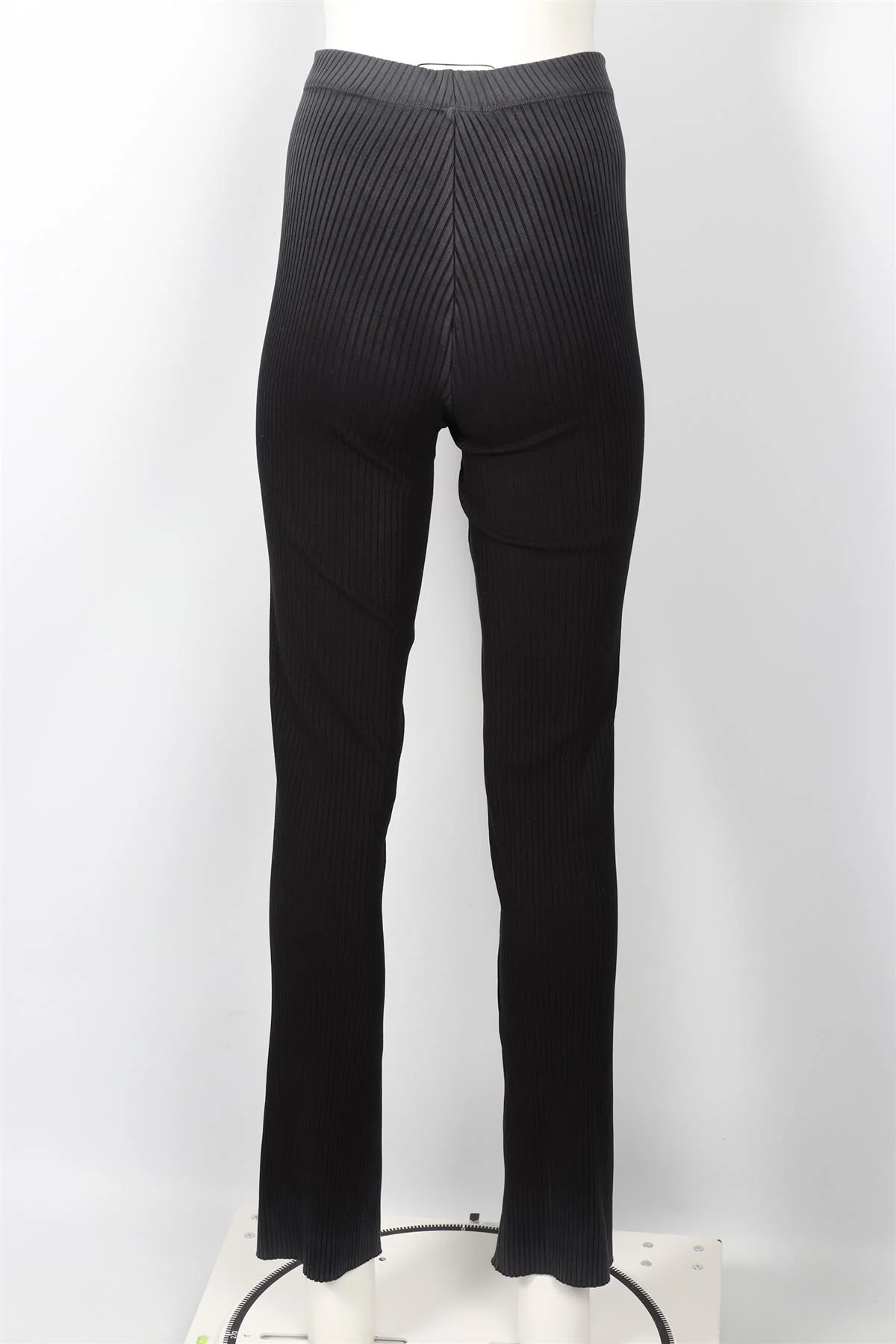COTTON CITIZEN BLACK AND GREY COTTON STRAIGHT LEG PANTS SMALL - Image 4