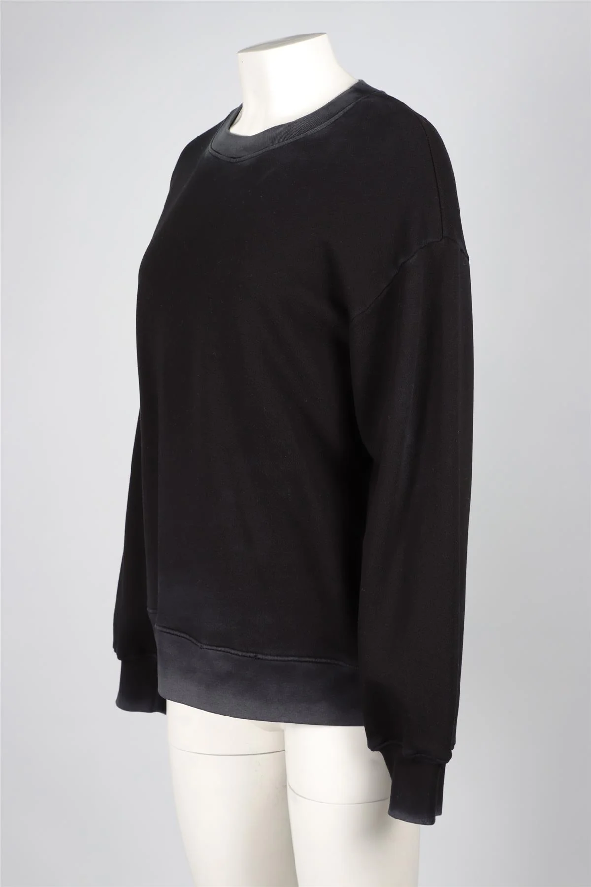 COTTON CITIZEN BLACK COTTON SWEATSHIRT SMALL - Image 3