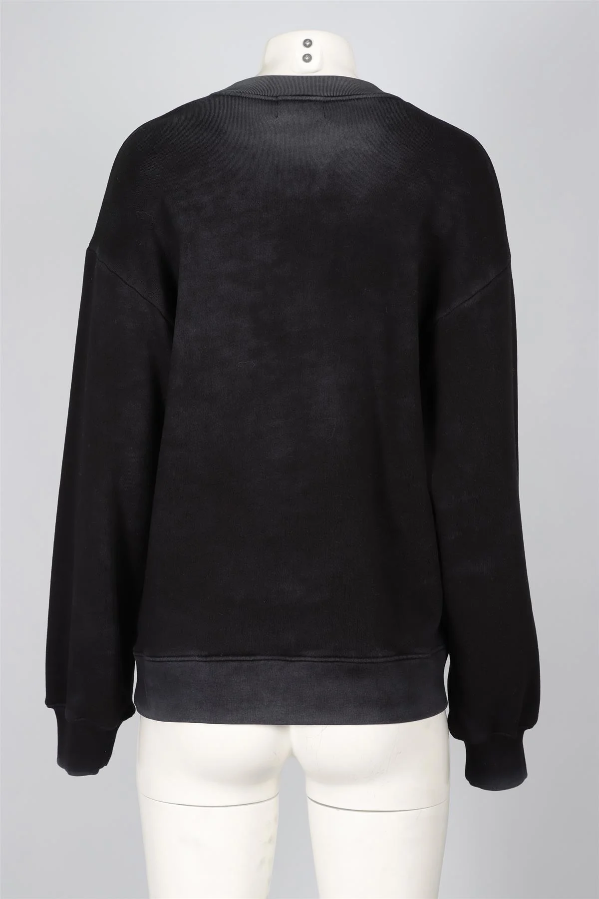 COTTON CITIZEN BLACK COTTON SWEATSHIRT SMALL - Image 4