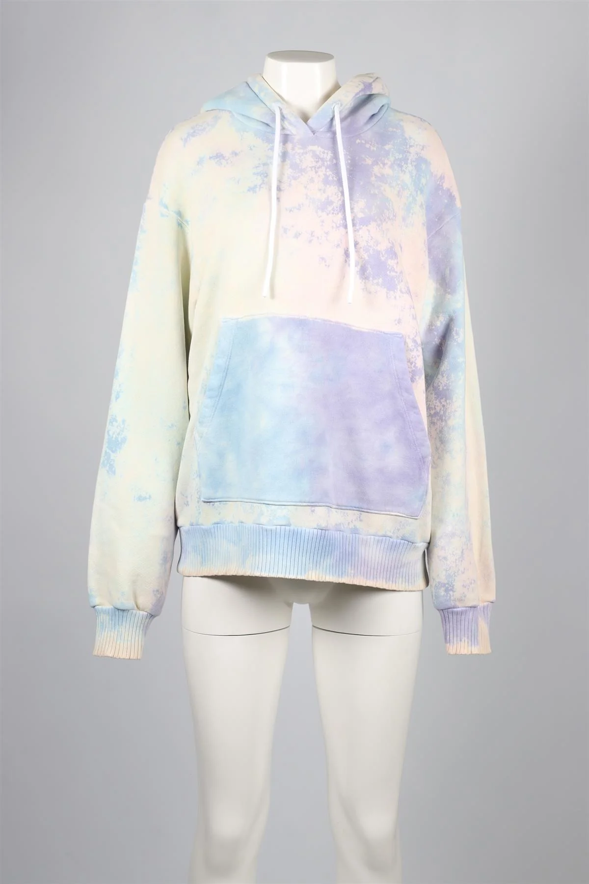 COTTON CITIZEN BLUE AND PURPLE COTTON HOODIE MEDIUM - Image 2