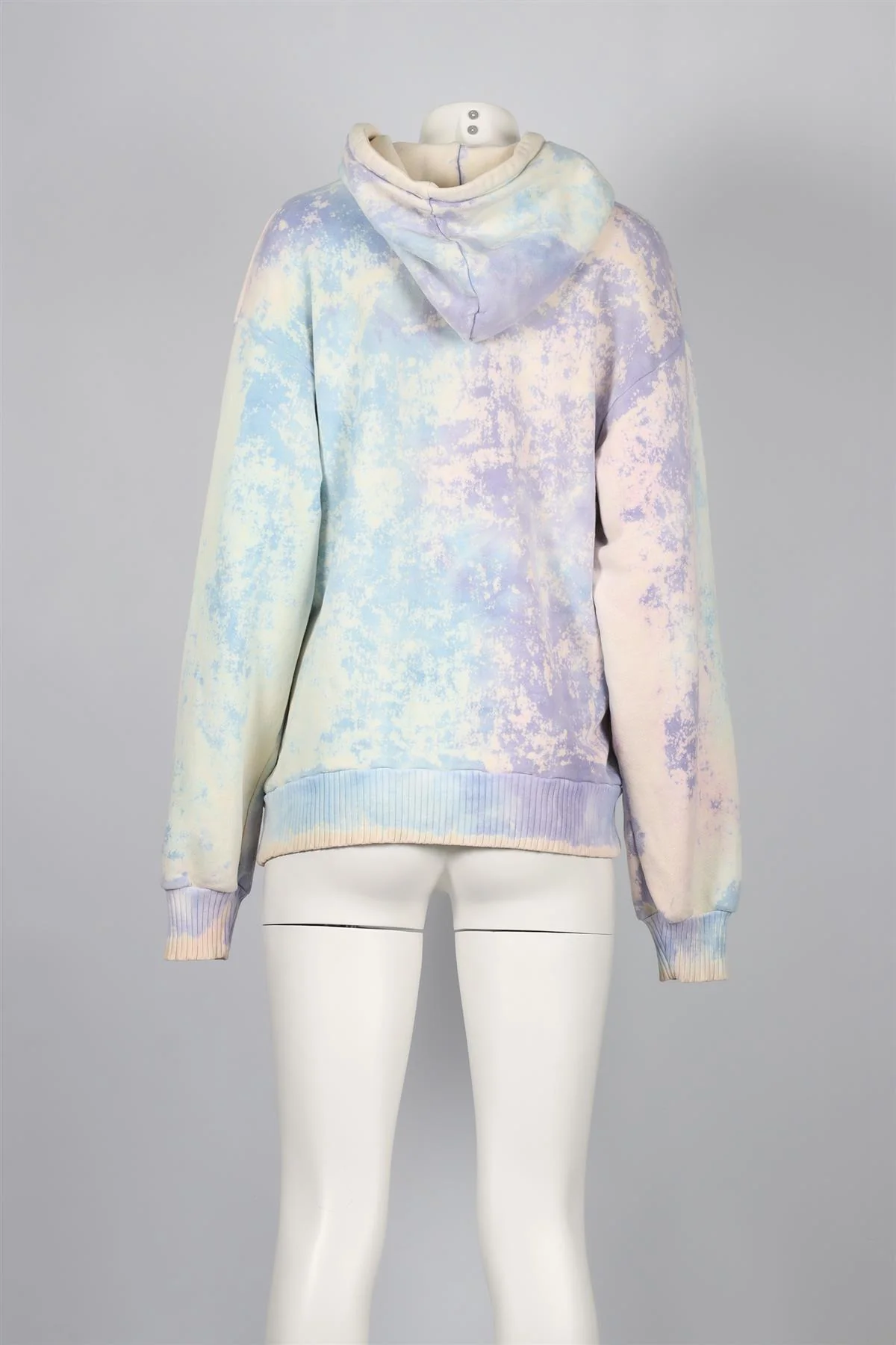 COTTON CITIZEN BLUE AND PURPLE COTTON HOODIE MEDIUM - Image 4
