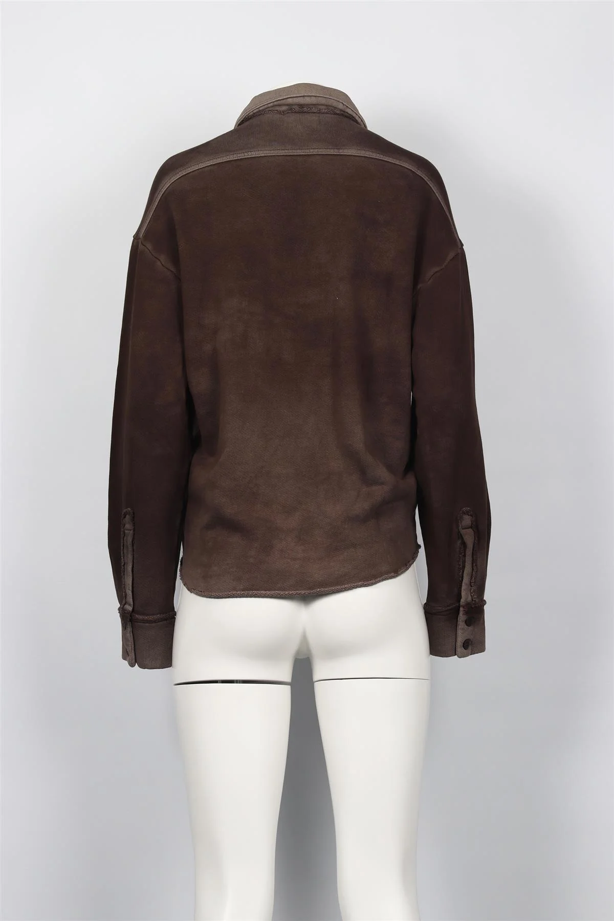 COTTON CITIZEN BROWN COTTON SHIRT XSMALL - Image 4