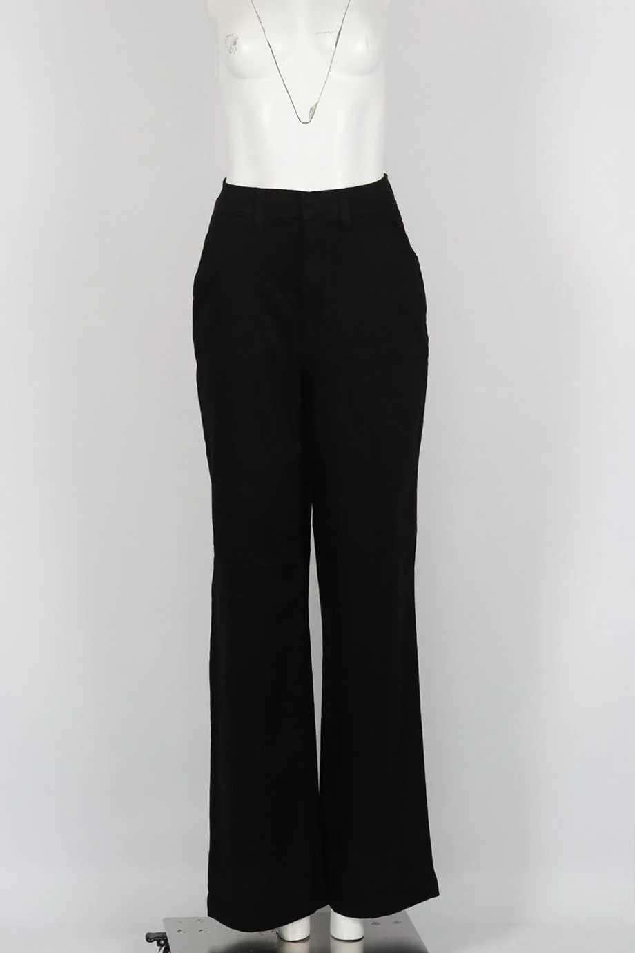 COTTON CITIZEN COTTON BLEND WIDE LEG PANTS W25 UK 6-8 - Image 2