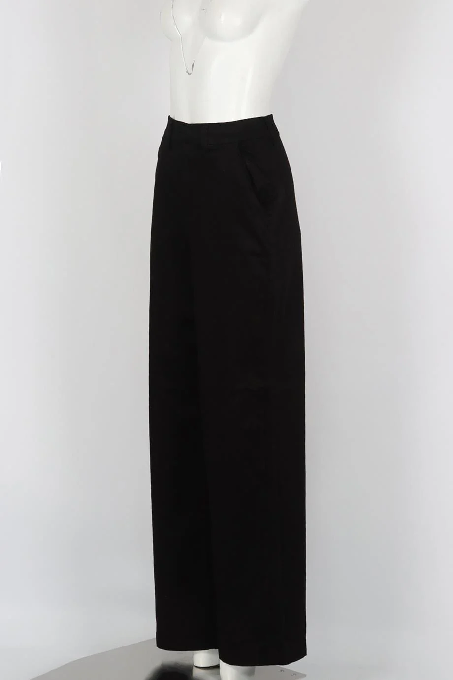 COTTON CITIZEN COTTON BLEND WIDE LEG PANTS W25 UK 6-8 - Image 3