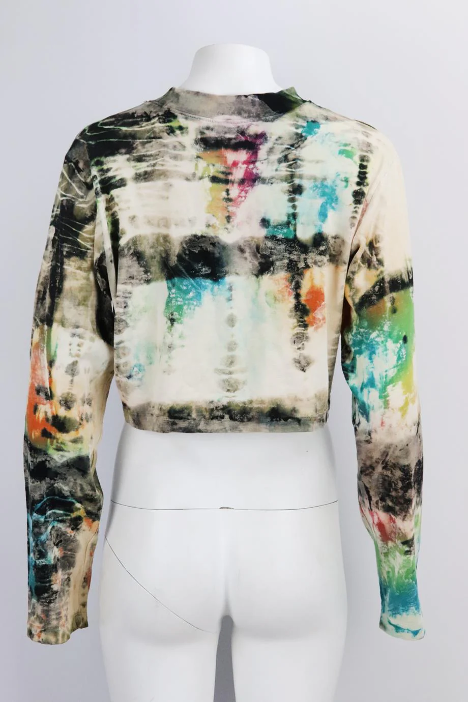COTTON CITIZEN CROPPED TIE DYED COTTON TOP MEDIUM - Image 4