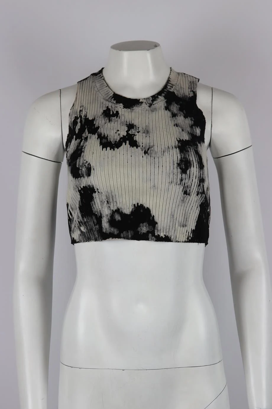 COTTON CITIZEN CROPPED TIE DYED RIBBED COTTON TOP SMALL - Image 2