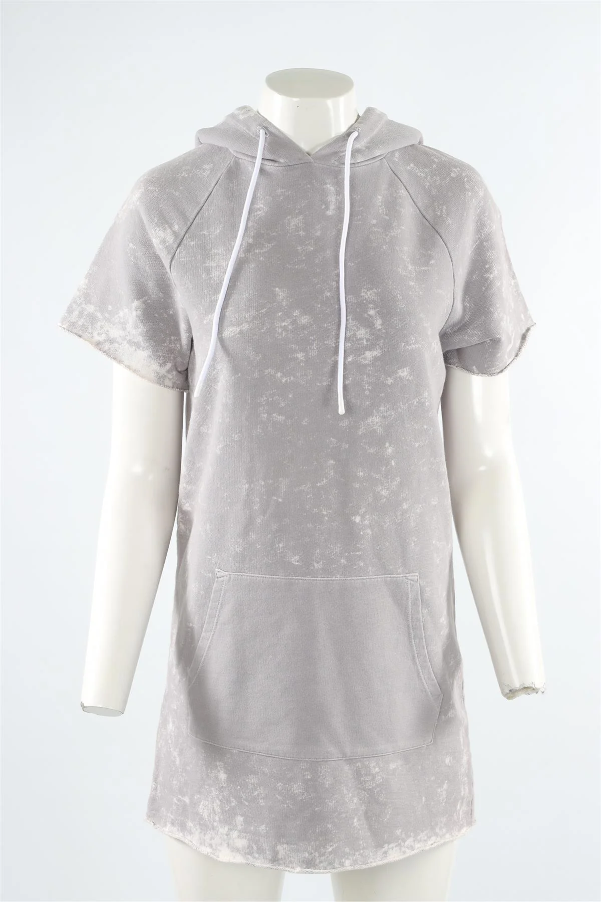 COTTON CITIZEN GREY COTTON MINI DRESS XSMALL - Image 2