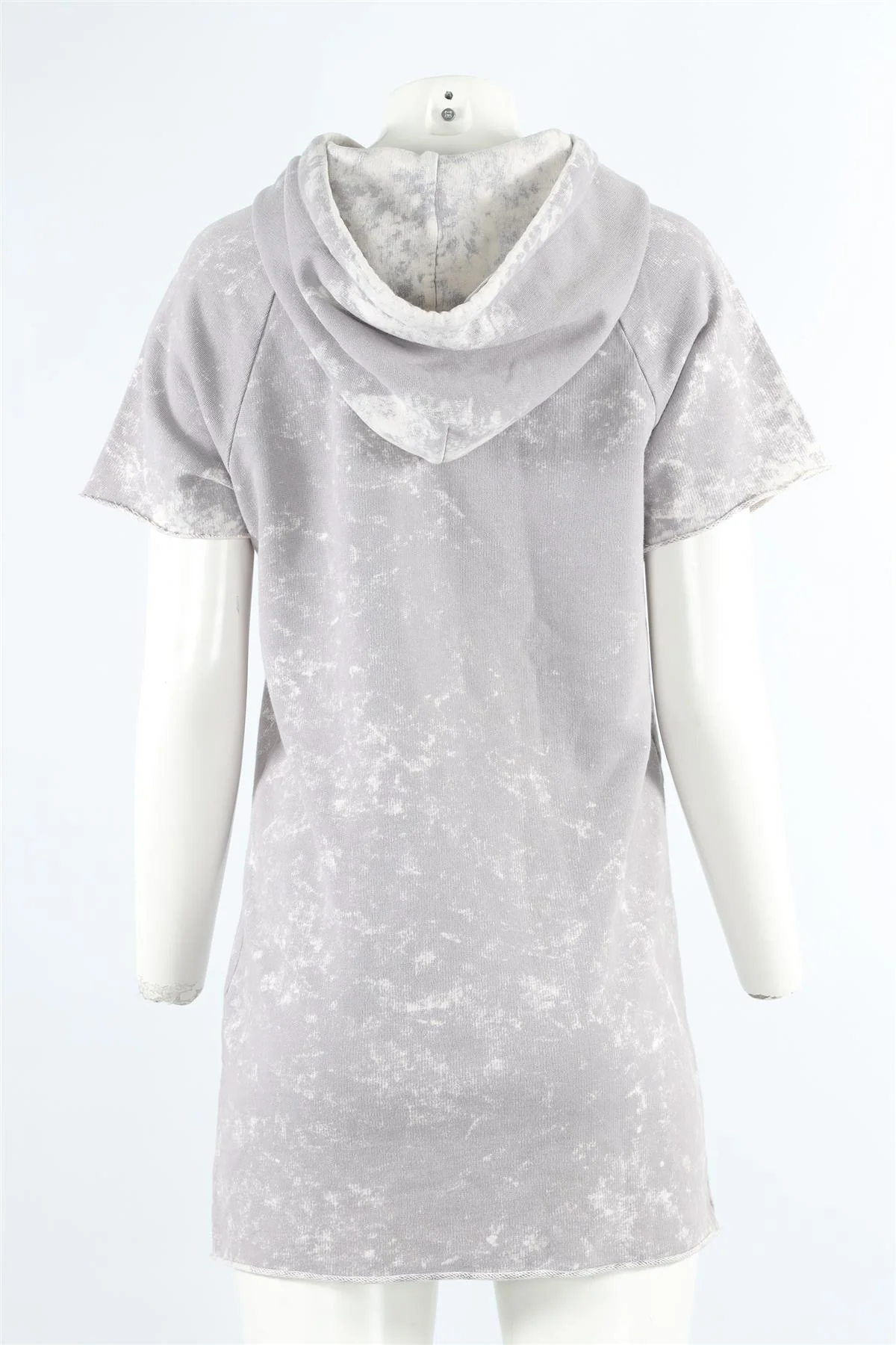 COTTON CITIZEN GREY COTTON MINI DRESS XSMALL - Image 4