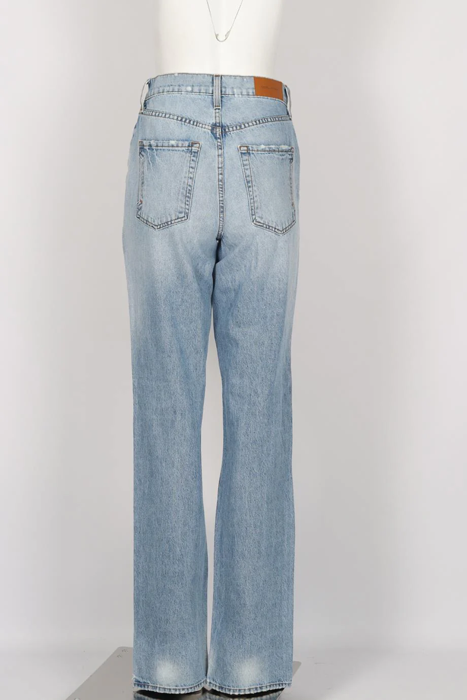 COTTON CITIZEN HIGH RISE STRAIGHT LEG JEANS W25 UK 6-8 - Image 4
