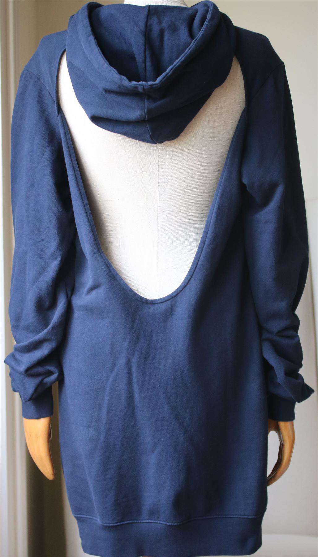COTTON CITIZEN MILAN BACKLESS HOODIE MINI DRESS MEDIUM - Image 6