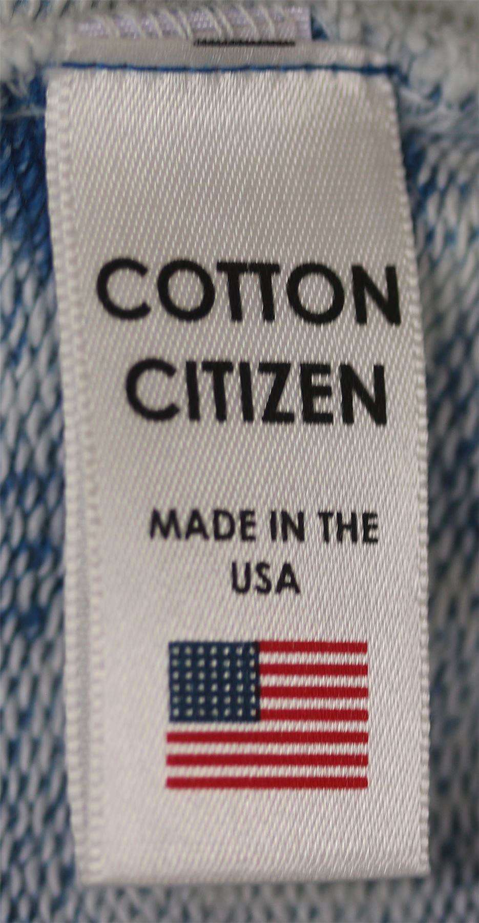 COTTON CITIZEN MILAN CROPPED CREW NECK BLUE SWEATER XSMALL - Image 5