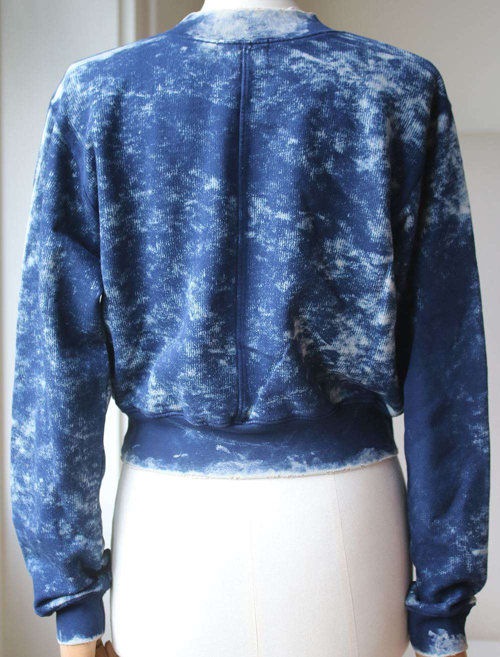 COTTON CITIZEN MILAN CROPPED CREW NECK SWEATER MEDIUM - Image 5