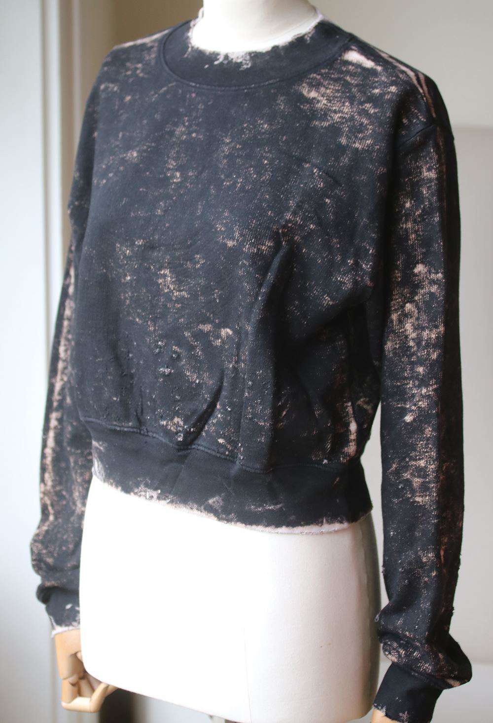 COTTON CITIZEN MILAN CROPPED CREW NECK SWEATER SMALL - Image 2