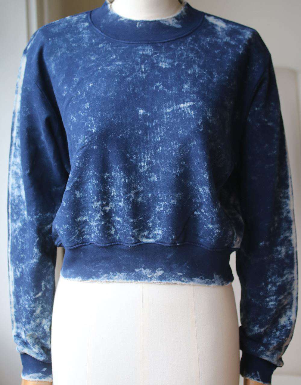 COTTON CITIZEN MILAN CROPPED CREW NECK SWEATER XSMALL - Image 3