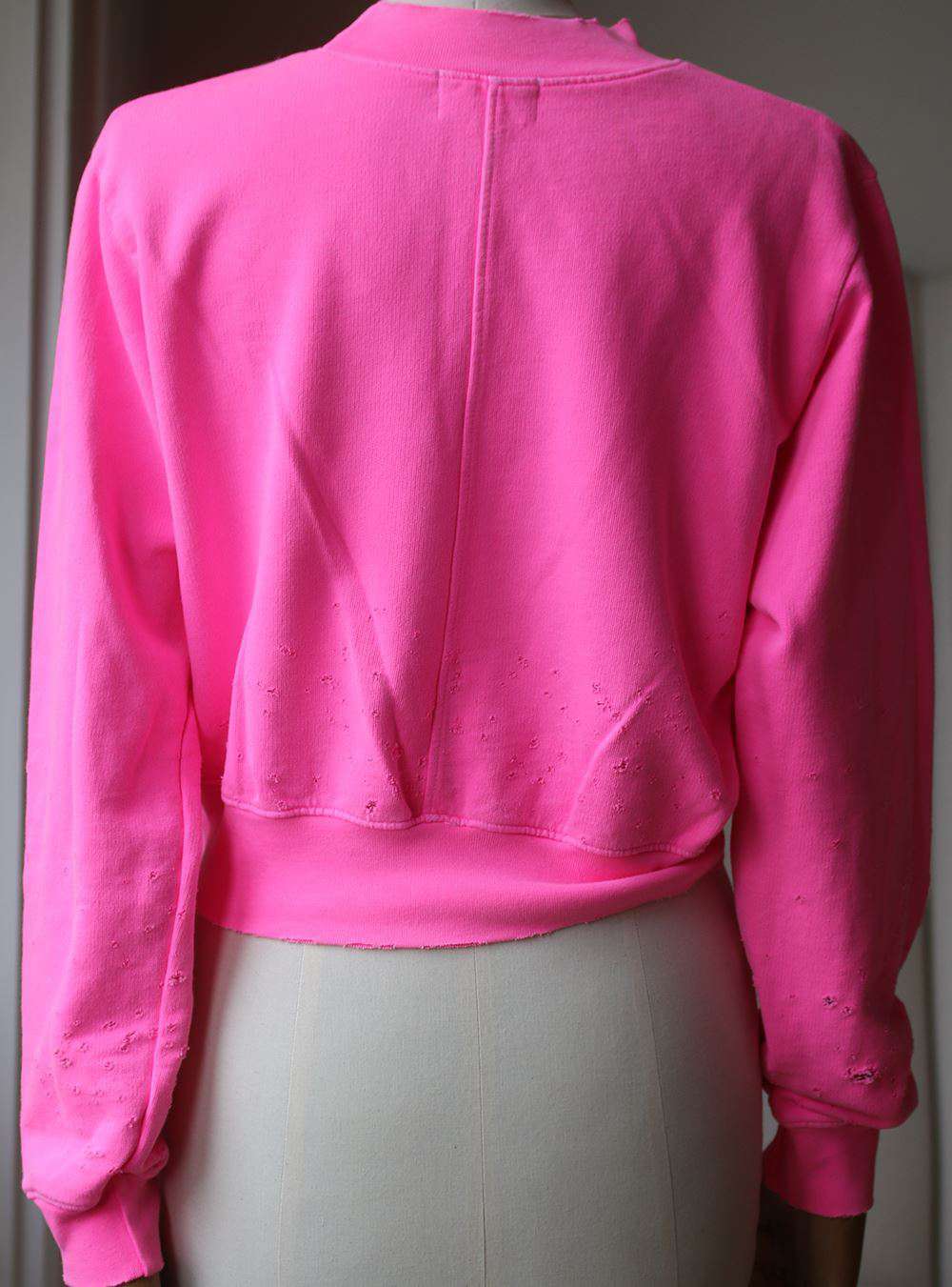 COTTON CITIZEN MILAN CROPPED CREW NECK SWEATER XSMALL - Image 5