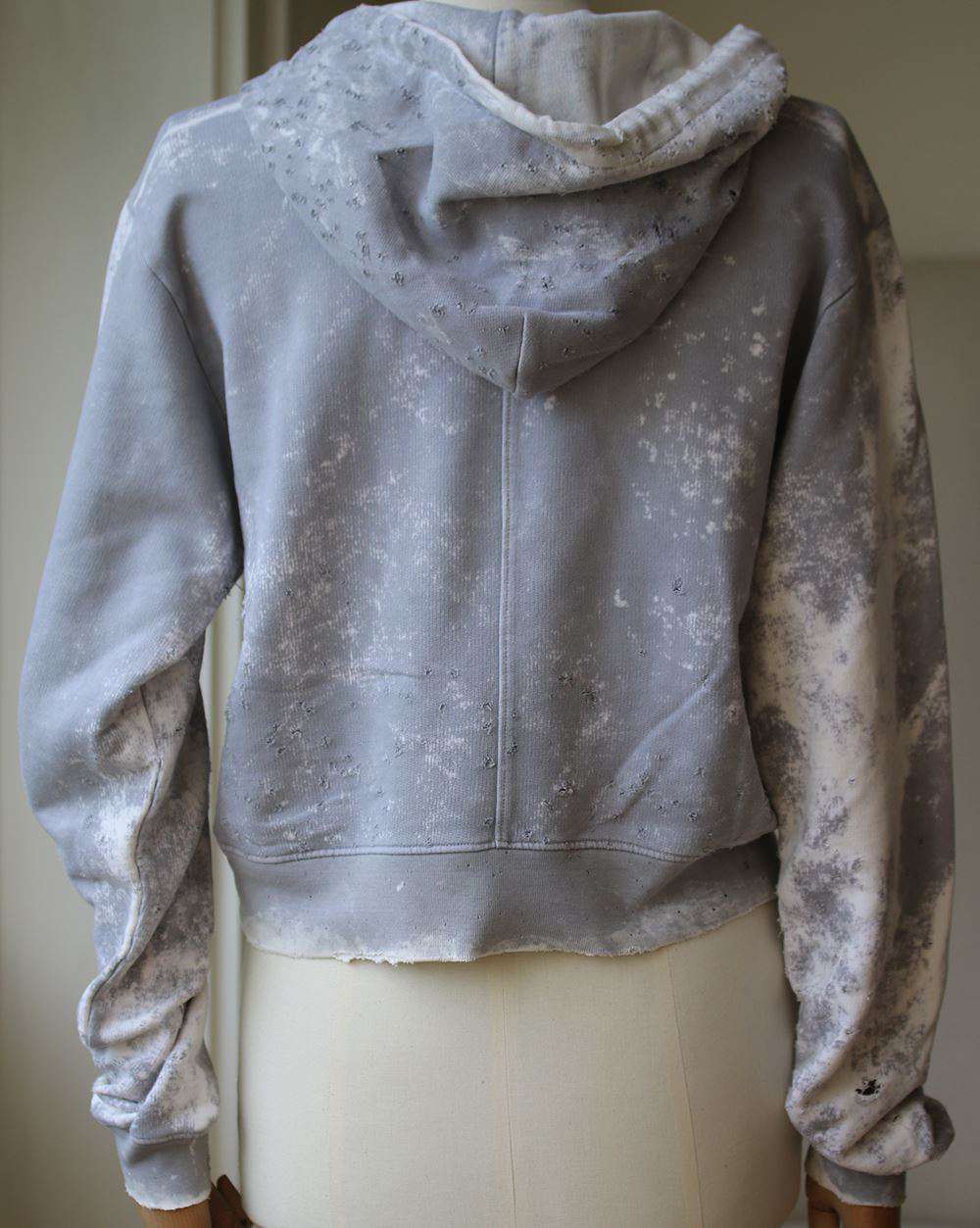 COTTON CITIZEN MILAN CROPPED PULLOVER HOODIE SMALL - Image 3