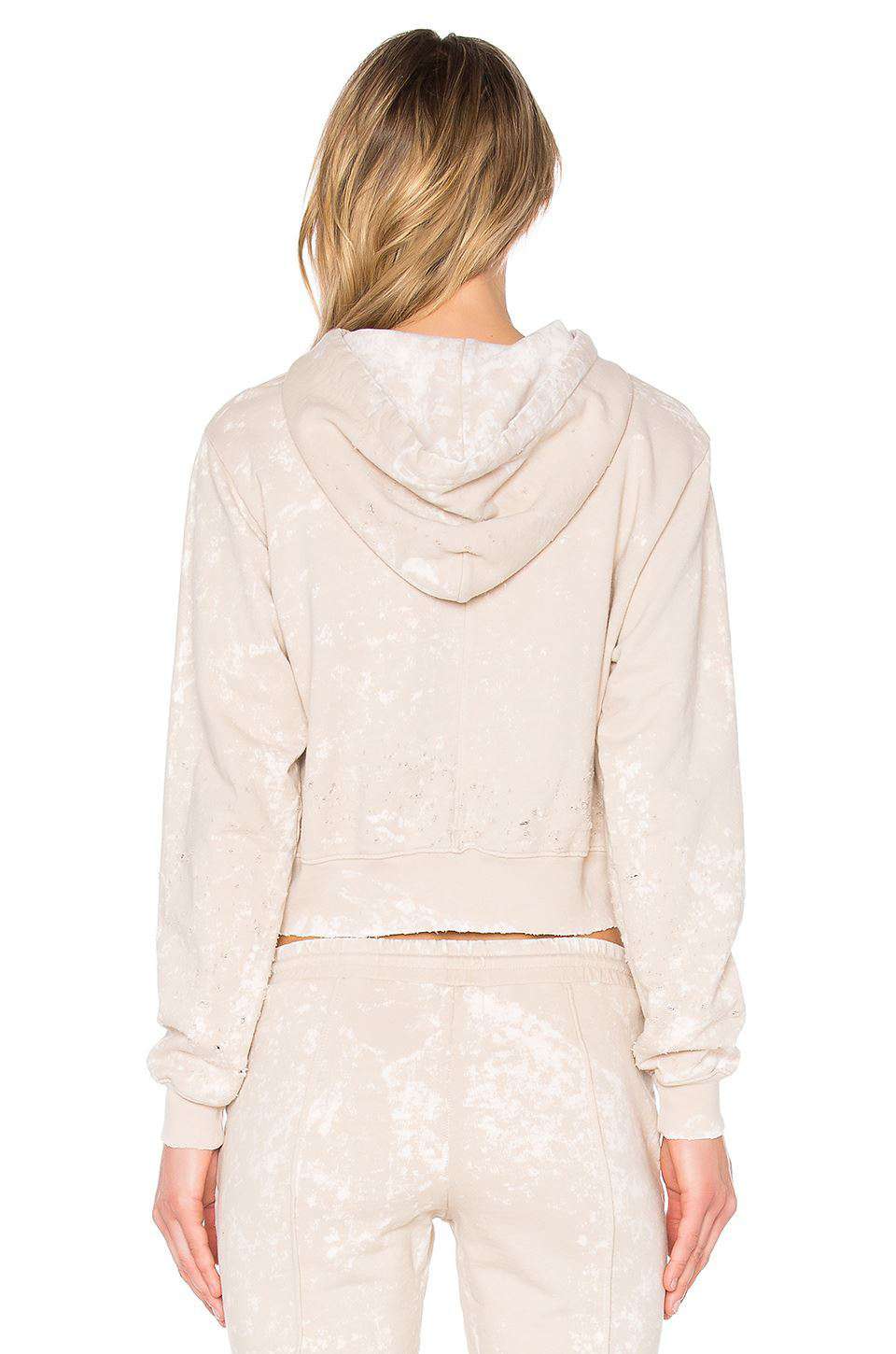 COTTON CITIZEN MILAN CROPPED PULLOVER HOODIE SMALL - Image 2