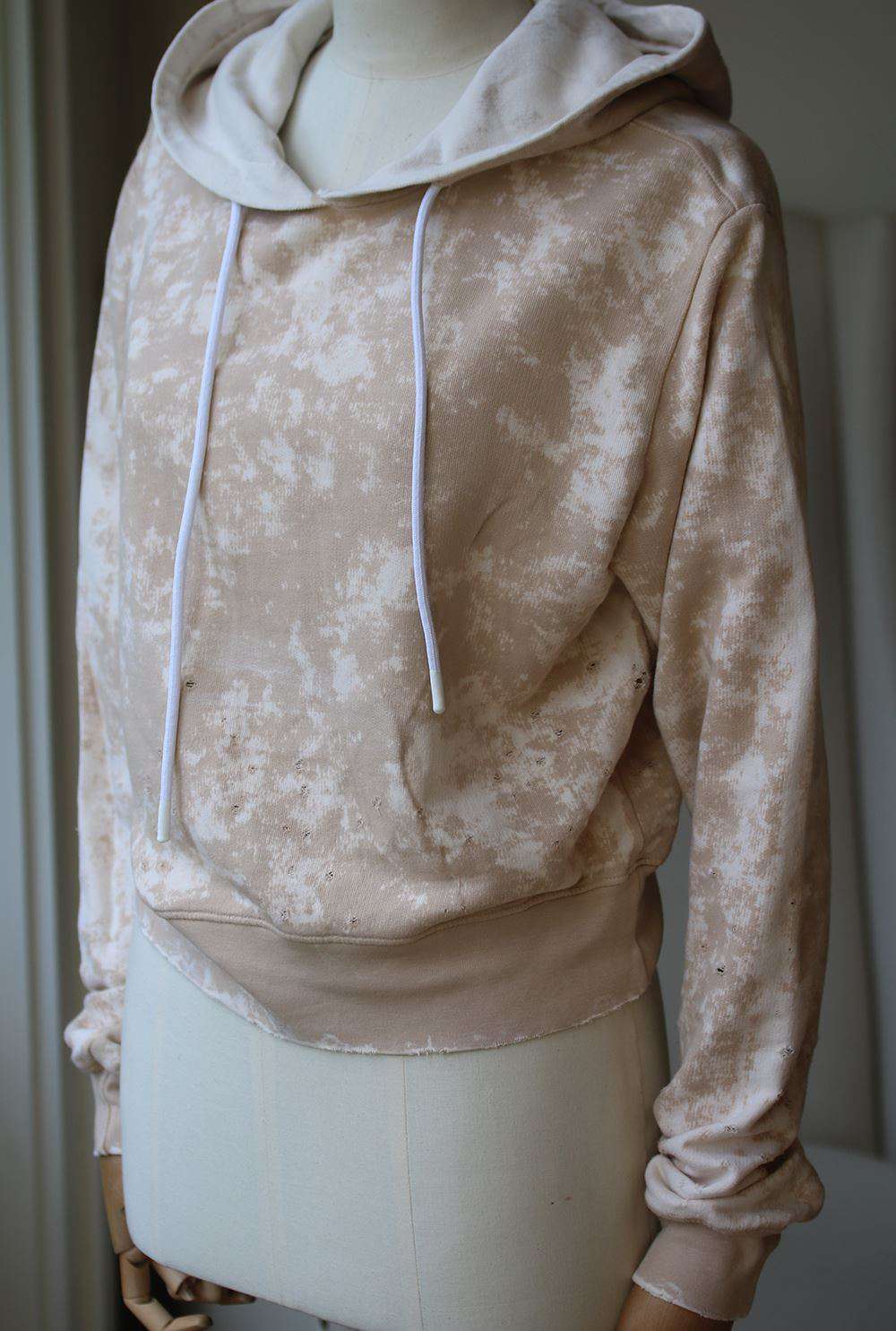COTTON CITIZEN MILAN CROPPED PULLOVER HOODIE SMALL - Image 4
