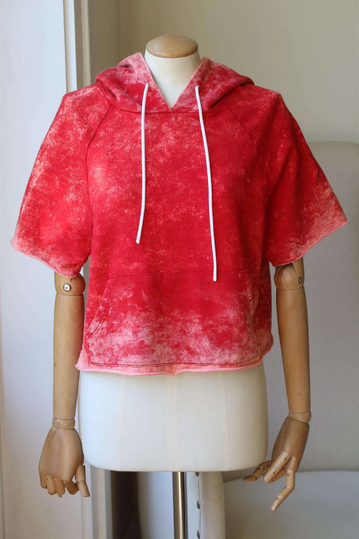 COTTON CITIZEN MILAN CUTOFF HOODIE SMALL - Image 2