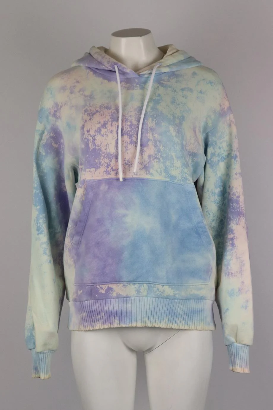 COTTON CITIZEN OVERSIZED TIE DYED COTTON JERSEY HOODIE SMALL - Image 2