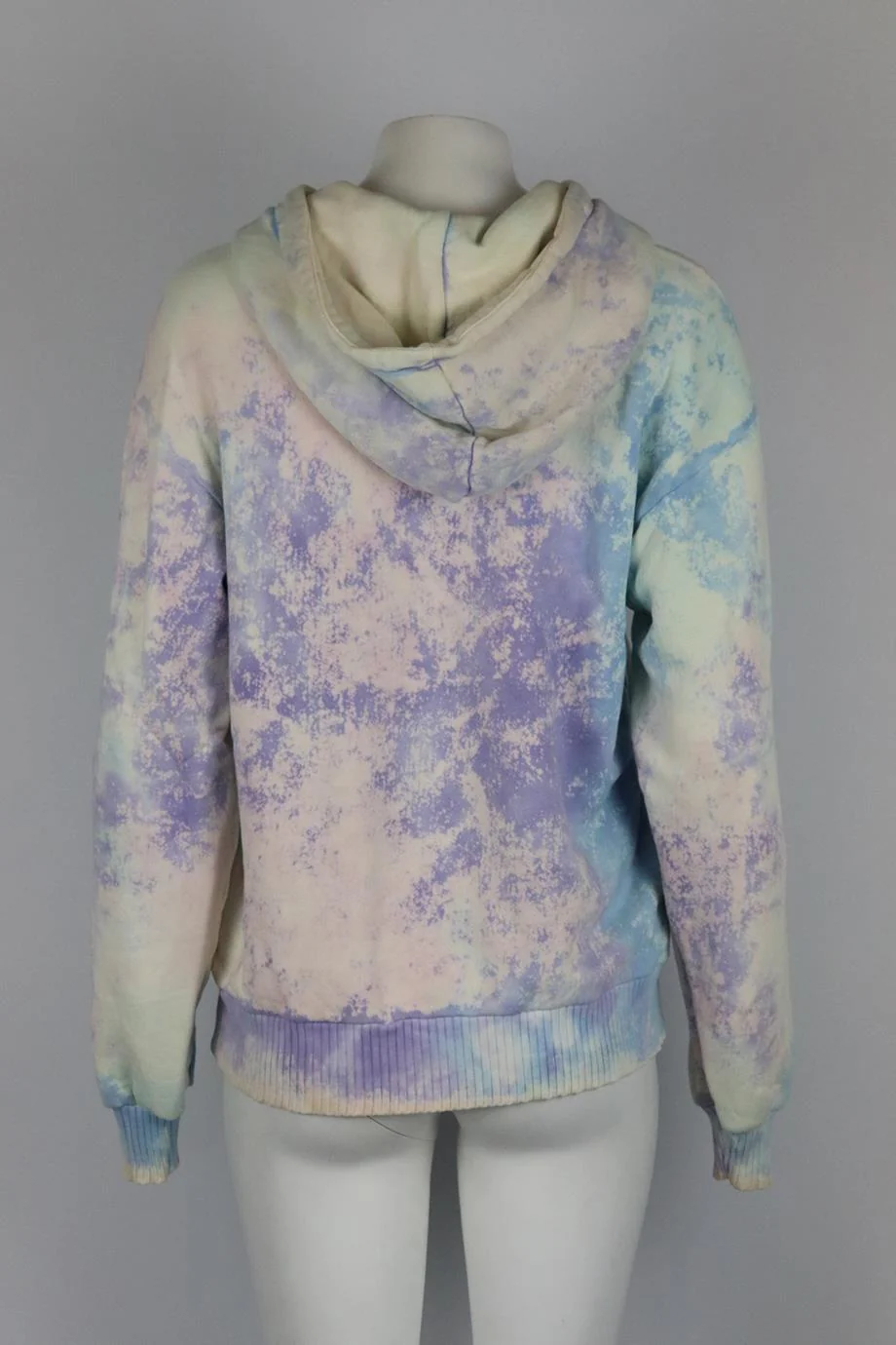 COTTON CITIZEN OVERSIZED TIE DYED COTTON JERSEY HOODIE SMALL - Image 4