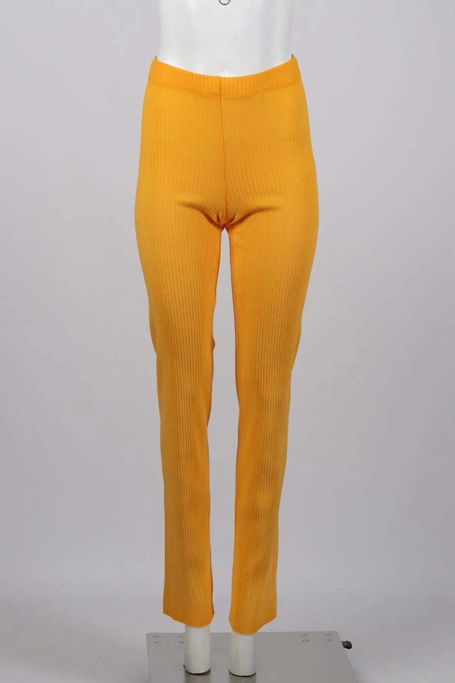 COTTON CITIZEN RIBBED COTTON BLEND FLARED PANTS XSMALL - Image 2